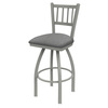 Holland Bar Stool Co 25" Swivel Counter Stool, Nickel Finish, Graph Seat 82025AN020